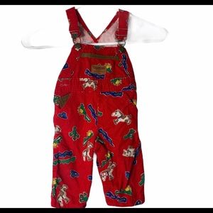 Vintage Oshkosh B'Gosh Vestbak Corduroy Overalls